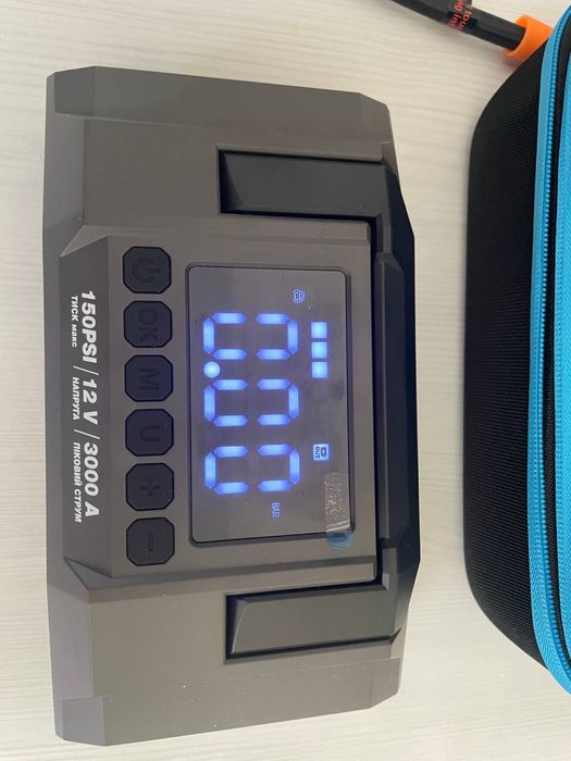 Пусковий пристрій бустер (багатофункціо POWER BANK) HAISSER JSQE-20000