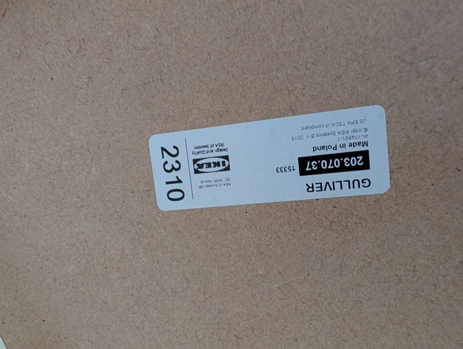 Przewijak Ikea Gulliver + mata (stół do przewijania)