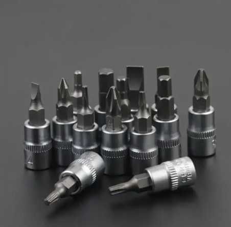 Набір інструментів із тріскачками, головками, бітами та ключами 94 пр