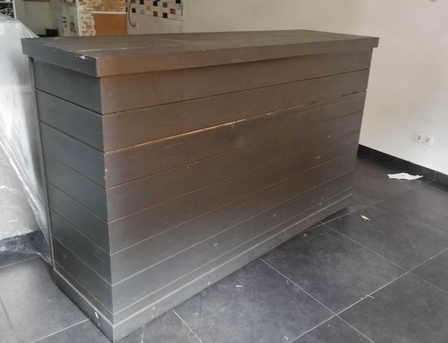 Balcão de bar profissional com rodas - 1920X550X1150 - Venda Urgente !