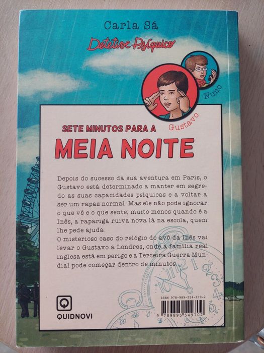Livro Sete Minutos Para a Meia - Noite