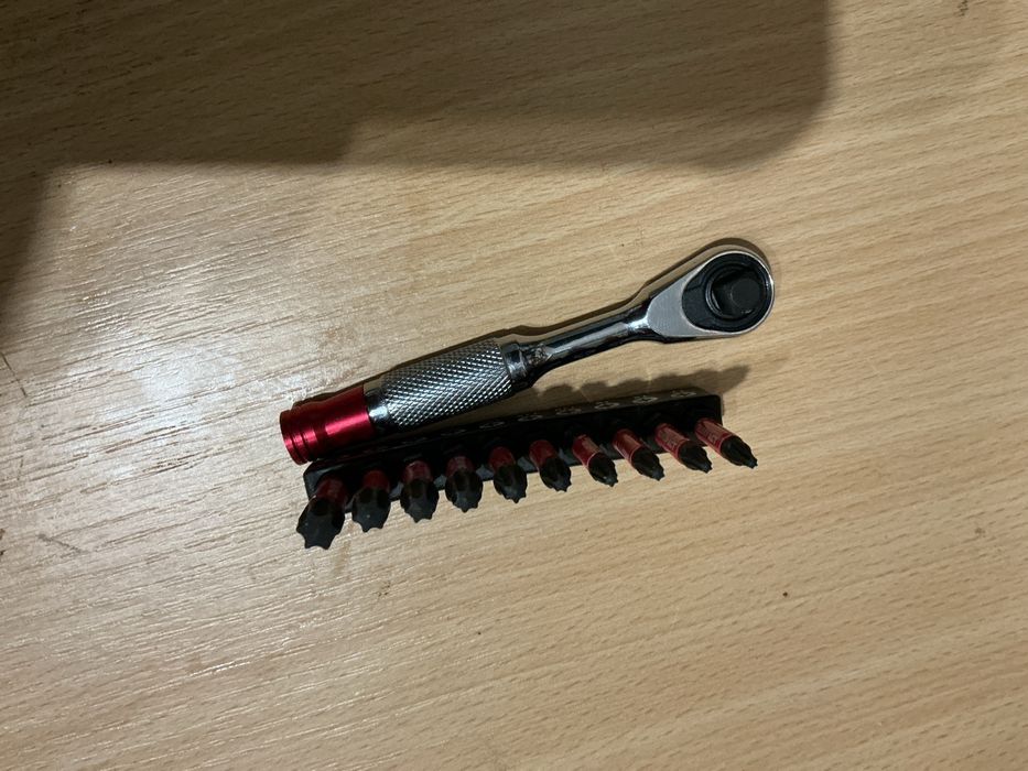 Набор комплект біти торкс та тріскачка інструменти преміум класу міцні