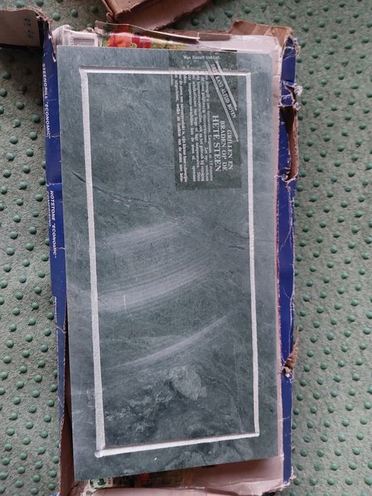 Grill (podgrzewacz ) z marmurową płytą z 2 palnikami