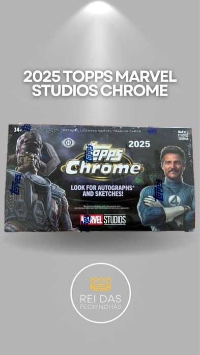 Caixas Topps Futebol / NBA / Marvel / Disney Novas e Seladas