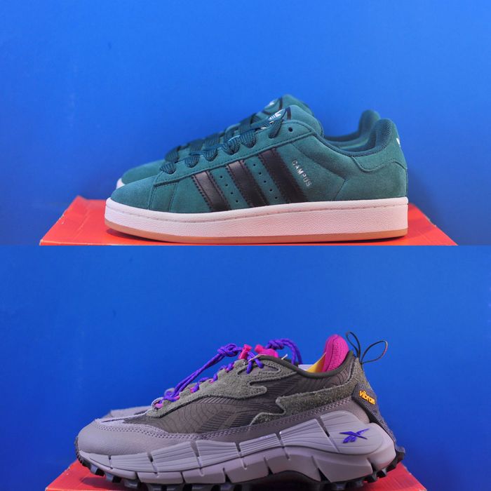Кроссовки Adidas Originals Campus Reebok Zig Kinetica 2.5 Edge Army