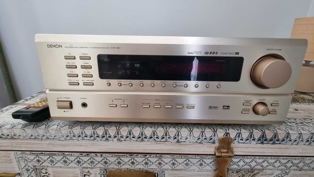 Amplituner Denon AVR-1801 5.1 z oryginalnym pilotem!!!