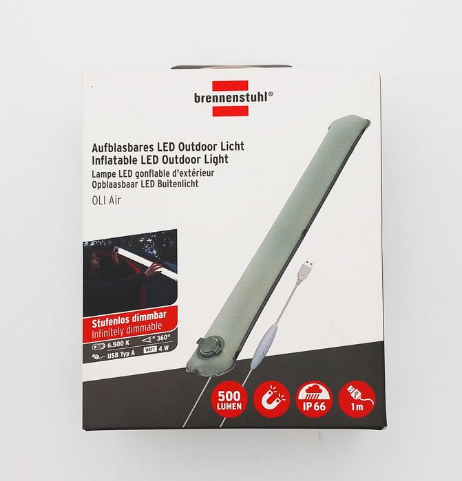 Lampa kempingowa nadmuchiwana 500 lumenów Brennenstuhl LED 4 W (IP66)