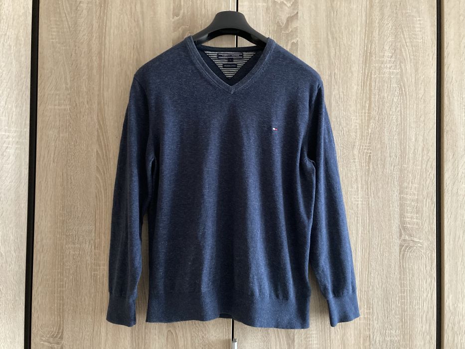 Sweter * TOMMY HILFIGER * Rozmiar L * Premium Cotton * UŻYWANY