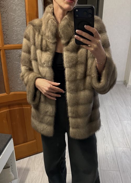 Шуба норкова, стан нова, S- M