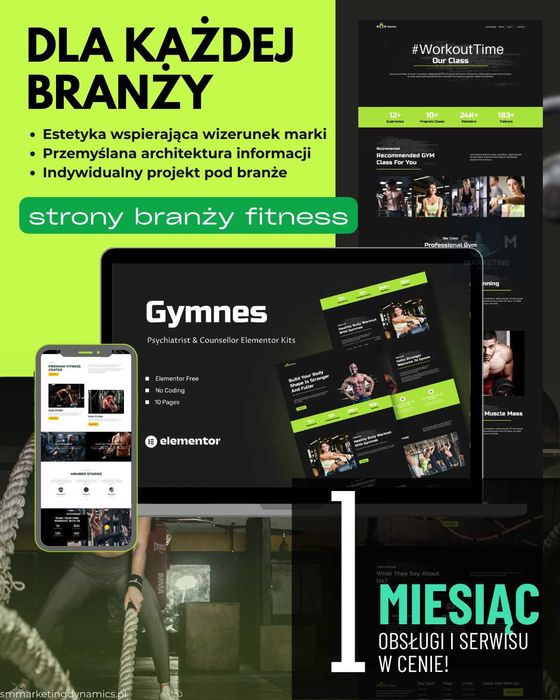 Tworzenie stron internetowych od 500zł dla biznesów + SERWIS