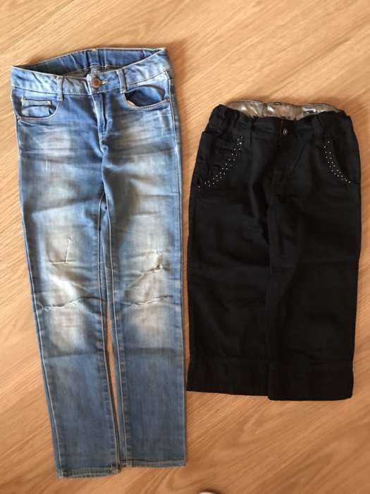 Calças PepeJeans, Benetton e Zara