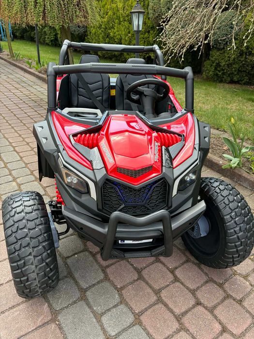 Dwuosobowy Samochód na akumulator Quad Buggy UTV X3 Off-Road 4 x 200 W 24V Auto dla 2 dzieci Pilot