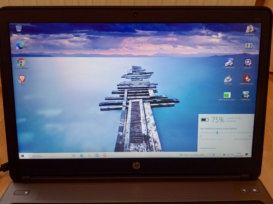 Laptop HP 650 15,6'' mocny procesor i5 8GB bateria Win10