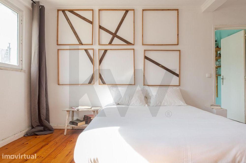 Um apartamento no coração de Lisboa. Dois espaços bonitos e independen