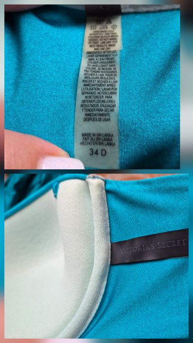 Купальник жіночий Victoria's Secret бірюзовий, блакитний