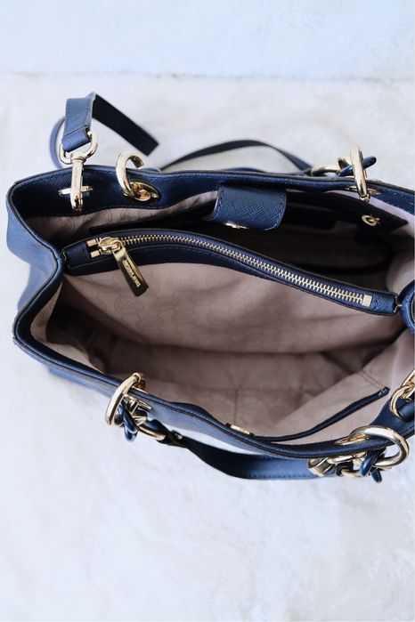 Mala Michael Kors Original Navy Blue