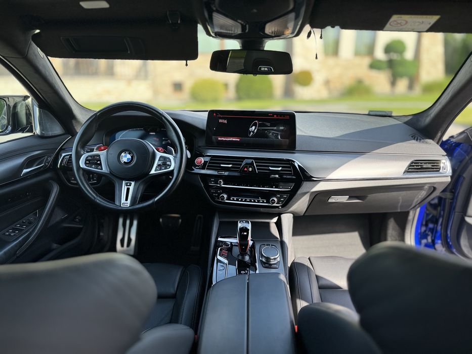 BMW M5 Competition, Salon PL, karbon, hamulce ceramiczne