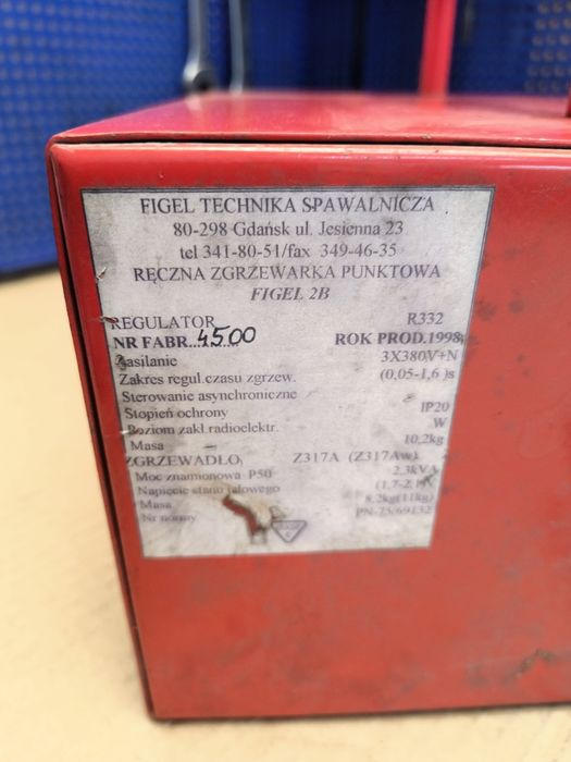 Figel 2B zgrzewarka punktowa  spawarka