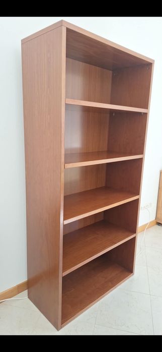 Conjunto de 3 móveis de sala — vitrine, móvel TV e estante