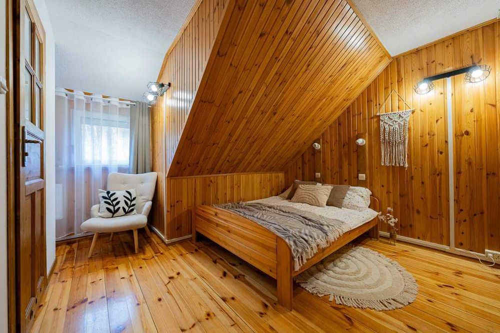 Domek z kominkiem na 8-12 osób, Ostoja Stare Kiejkuty