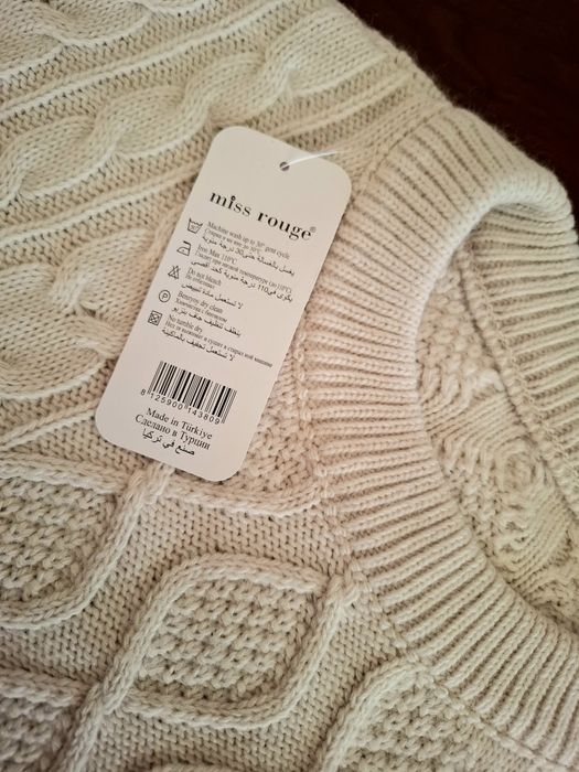 Теплый красивеный свитер Турция 48-56р