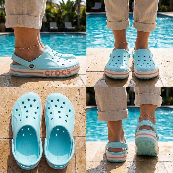 Оригінал Crocs жіночі Сабо Bayband Lime крокси 36-44 унісекс