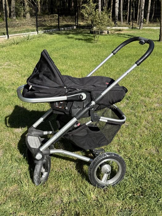 Duży zestaw Wózek, Fotelik Mutsy 4Rider, Joey Silver 5 w 1 ISOFIX
