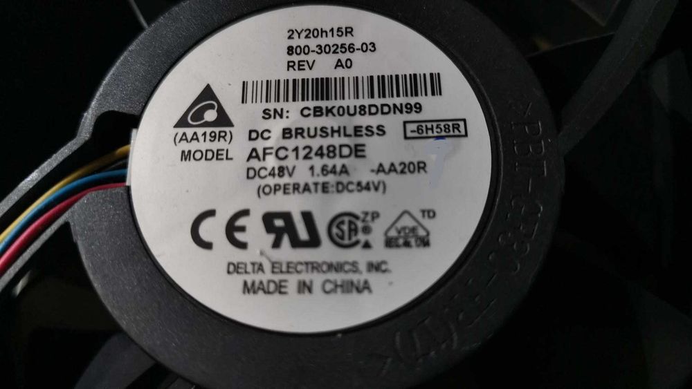 Ventoinha Brushless 48v~ 54v AFC1248DE 120x120