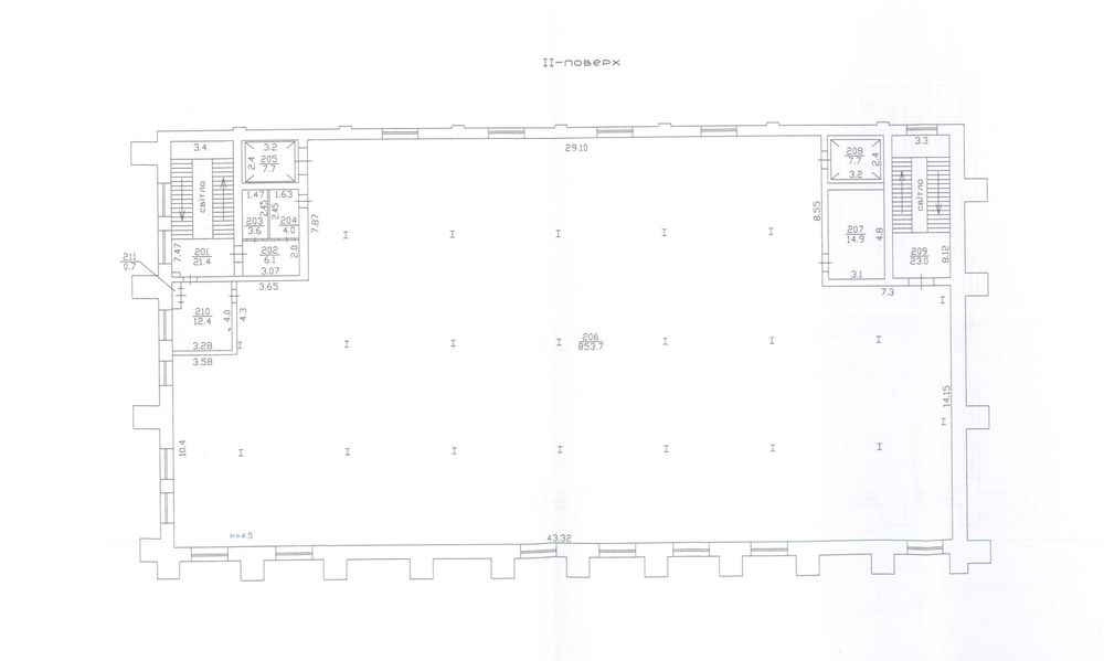 5 грн/кв.м. Оренда офісної будівлі 2880м2 ПІД РЕМОНТ. В центрі Дніпра