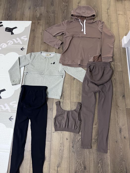 Одяг для вагітних і гв легінси кофта