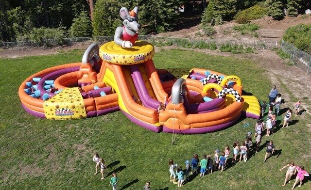 Zamek dmuchany / dmuchańce / dmuchaniec / PIANA PARTY / BYK RODEO
