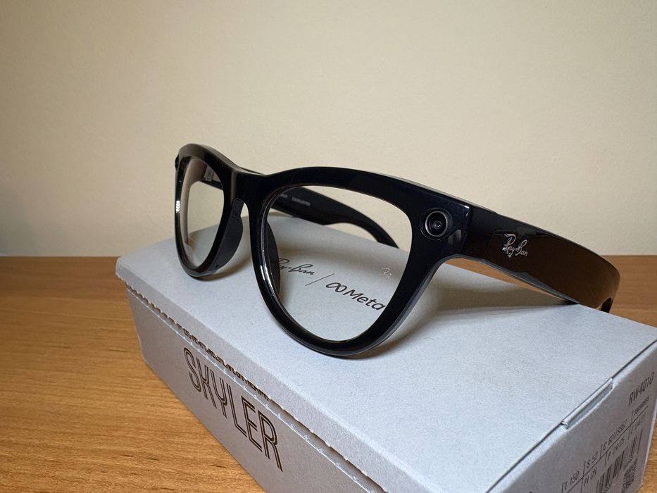 Gen 1 Smart okulary Ray Ban Meta Skyler przezroczyste