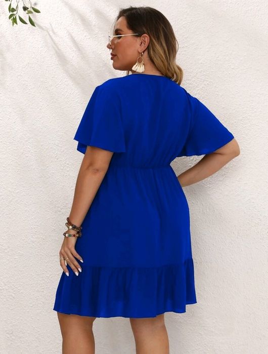 Sukienka niebieska SHEIN rozmiar 0XL / 42-44