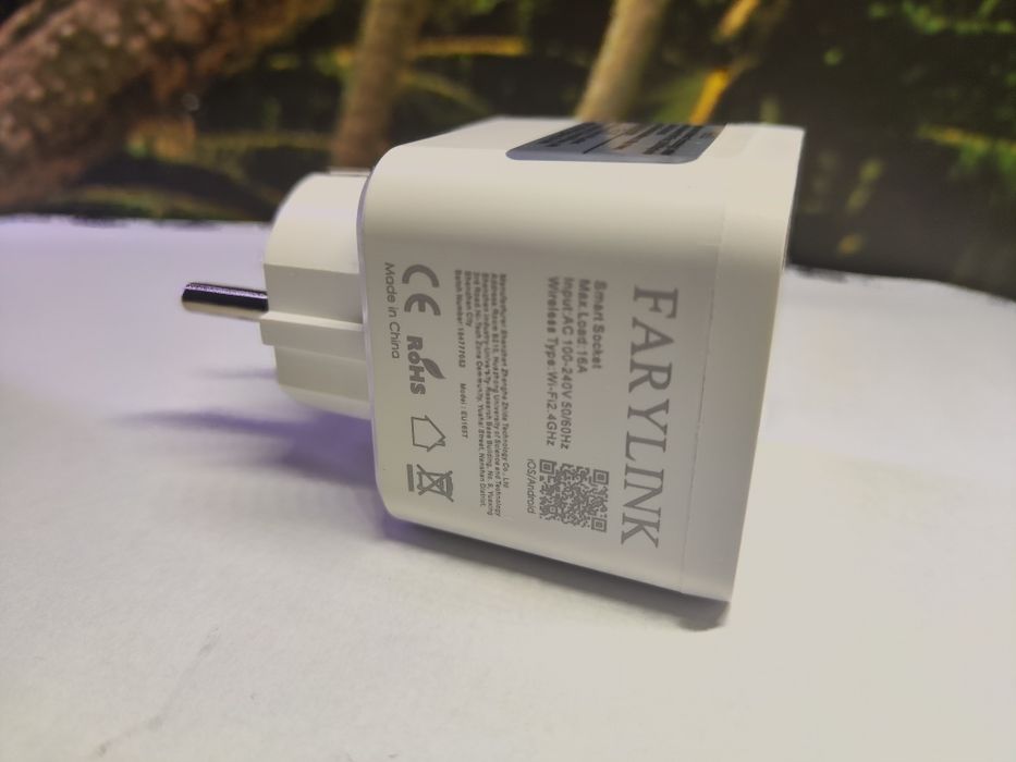 Розетка wi-fi, 16A, розумна