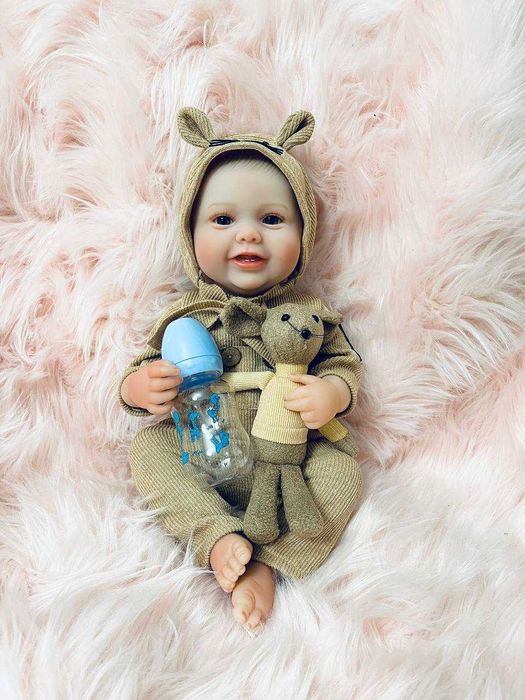 61) Кукла Реборн Младенец Mateo Premium Class 3D 45-47 см.Винил