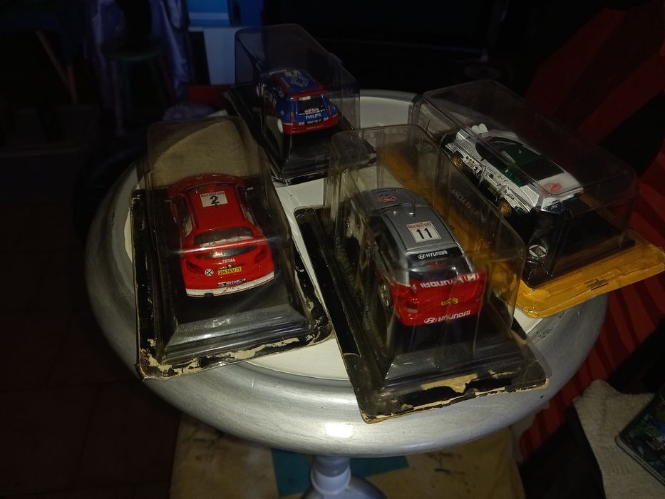 Pack de 4 miniaturas de Rally, 1/43