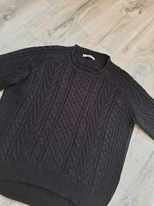 Czarny sweterek, Pull&Bear, rozmiar M