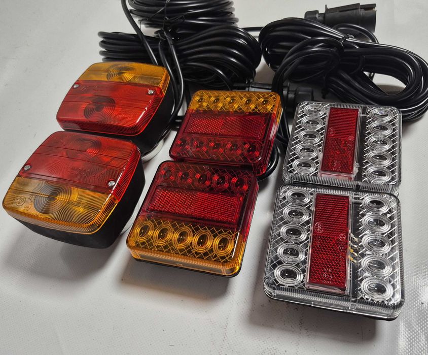 Задні ліхтарі до причепа на магнитах з кабелем