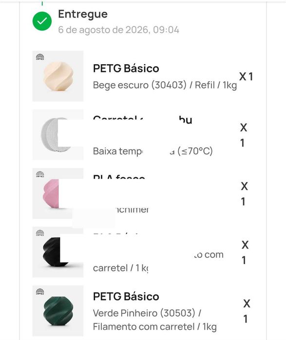 Filamento Petg Bambu lab
