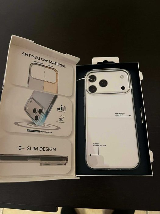 Capa transparente Cellularline iPhone 17 Pro Max – Nova