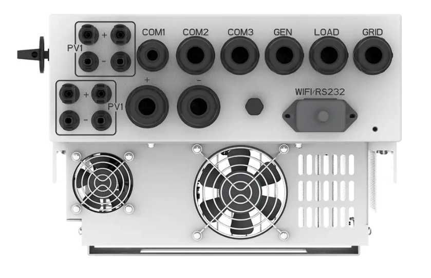 Гібридний інвертор 1ф Deye SUN-6K-SG05LP1-EU-AM2-P 6 кВт 48V 6000W