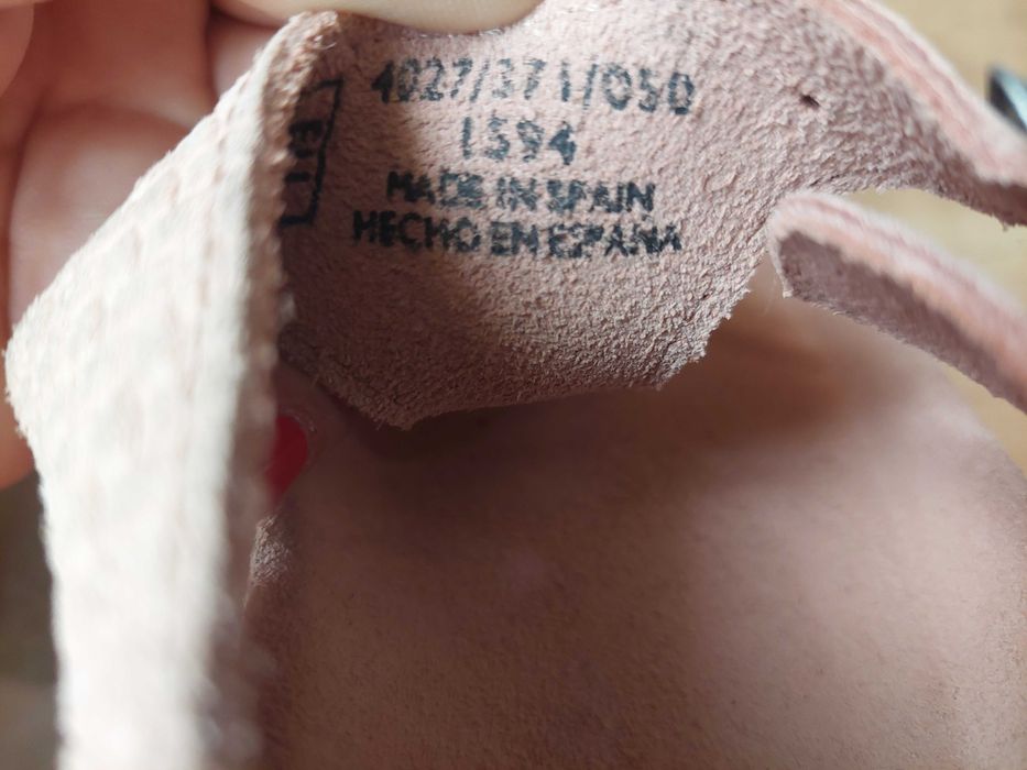 Chinelos pele da Zara Home