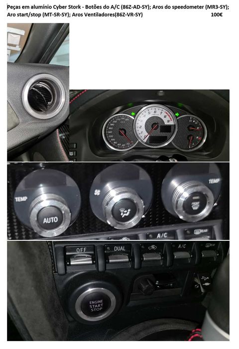 Peças para Toyota GT86