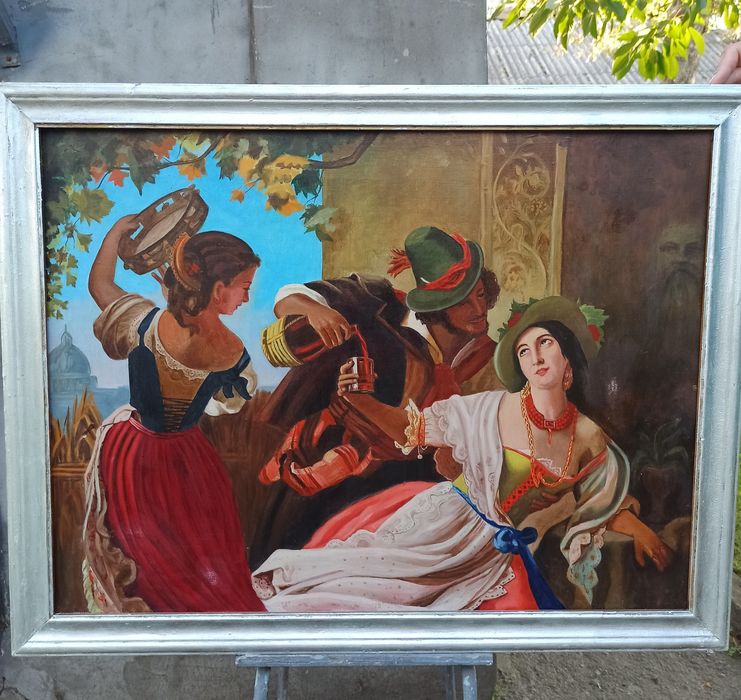 Продається репродукція картини "Жовтневе свято в Римі" .