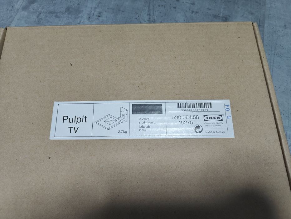 Pulpit uchwyt pod TV lub doniczkę czarny IKEA