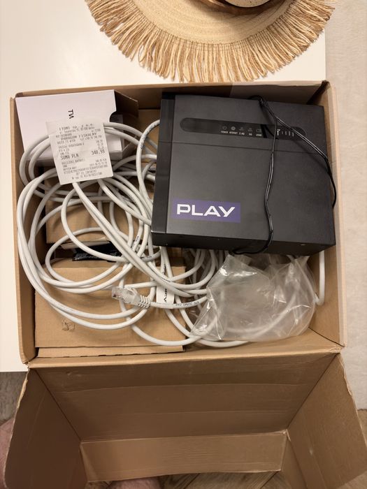 Antena zewnetrzna + router play zte LTE