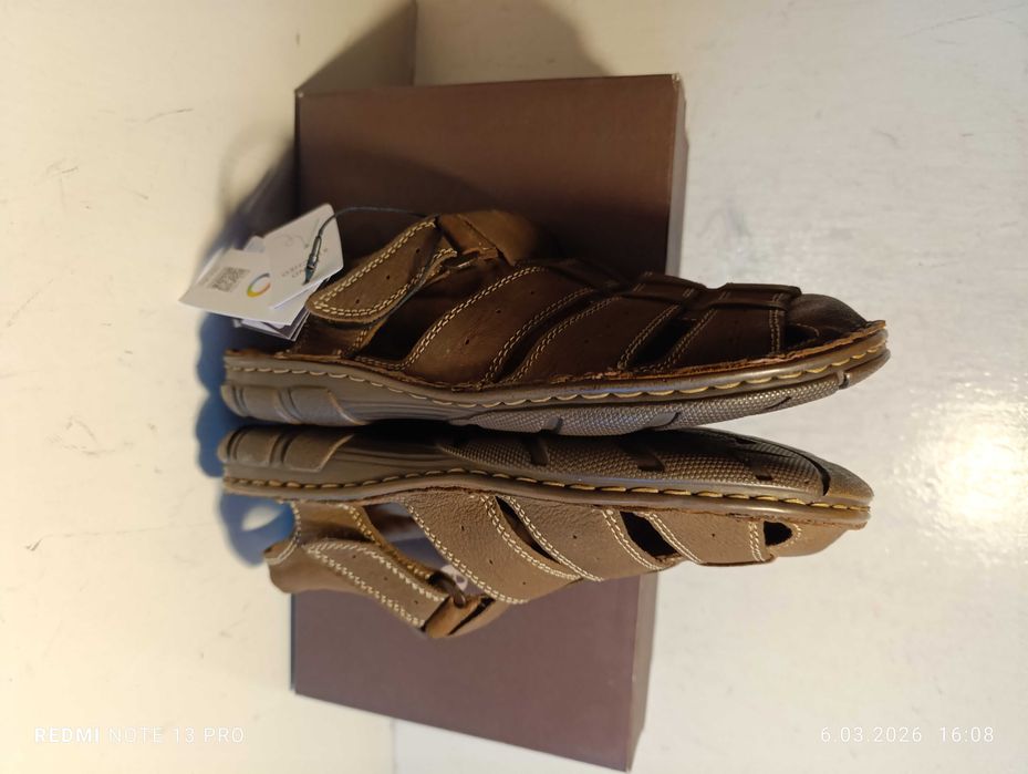 sandały skórzane męskie Cesare Cave