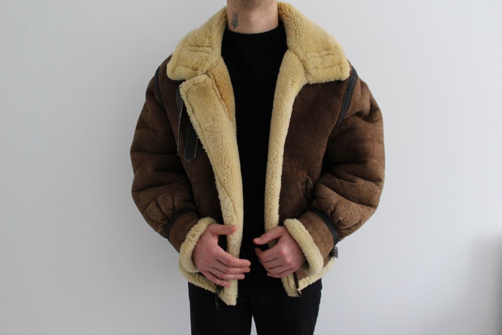 Гіднюща,вінтажна дублянка 80тих від американського бренду Avirex USA