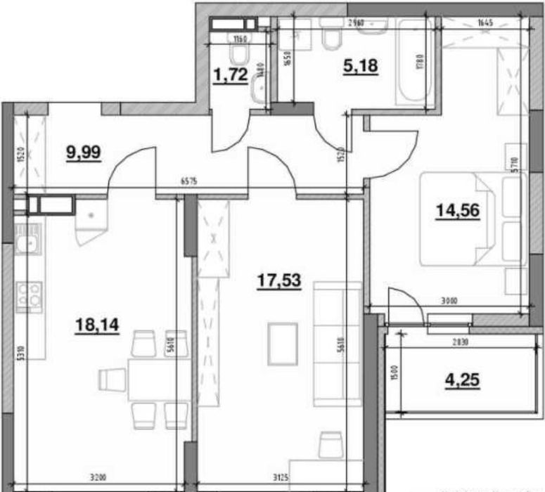 Okland Продаж 2 кімнатної квартири ( Ok'land okland окланд)