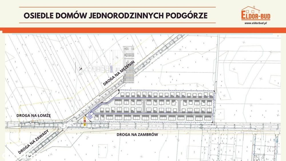 Działka inwestycyjna pod zabudowę jednorodzinną magazynowo-handlową